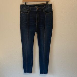 Judy Blue Dark Wash Front Seam High Waist Skinny Fit Skinny Jeans Size 15/32